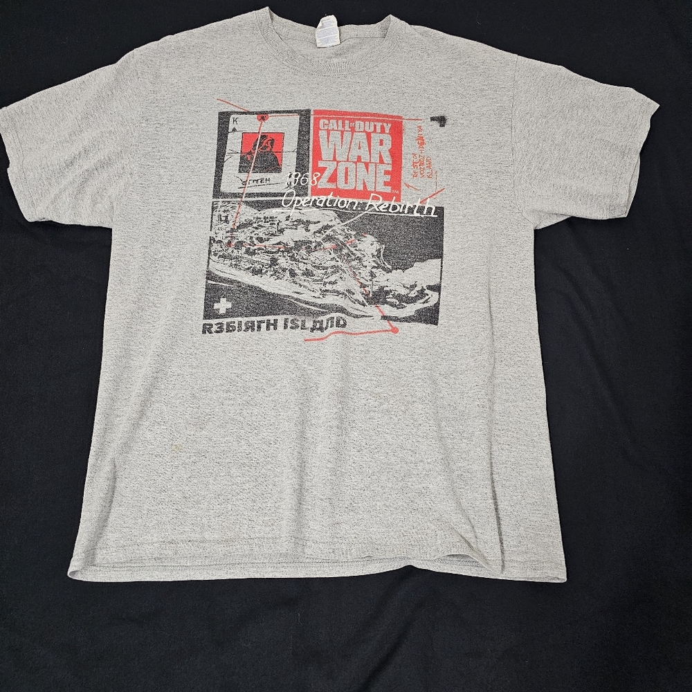 Port and Company Call of Duty War Zone T-shirt Men's Medium - Large Slim Fit